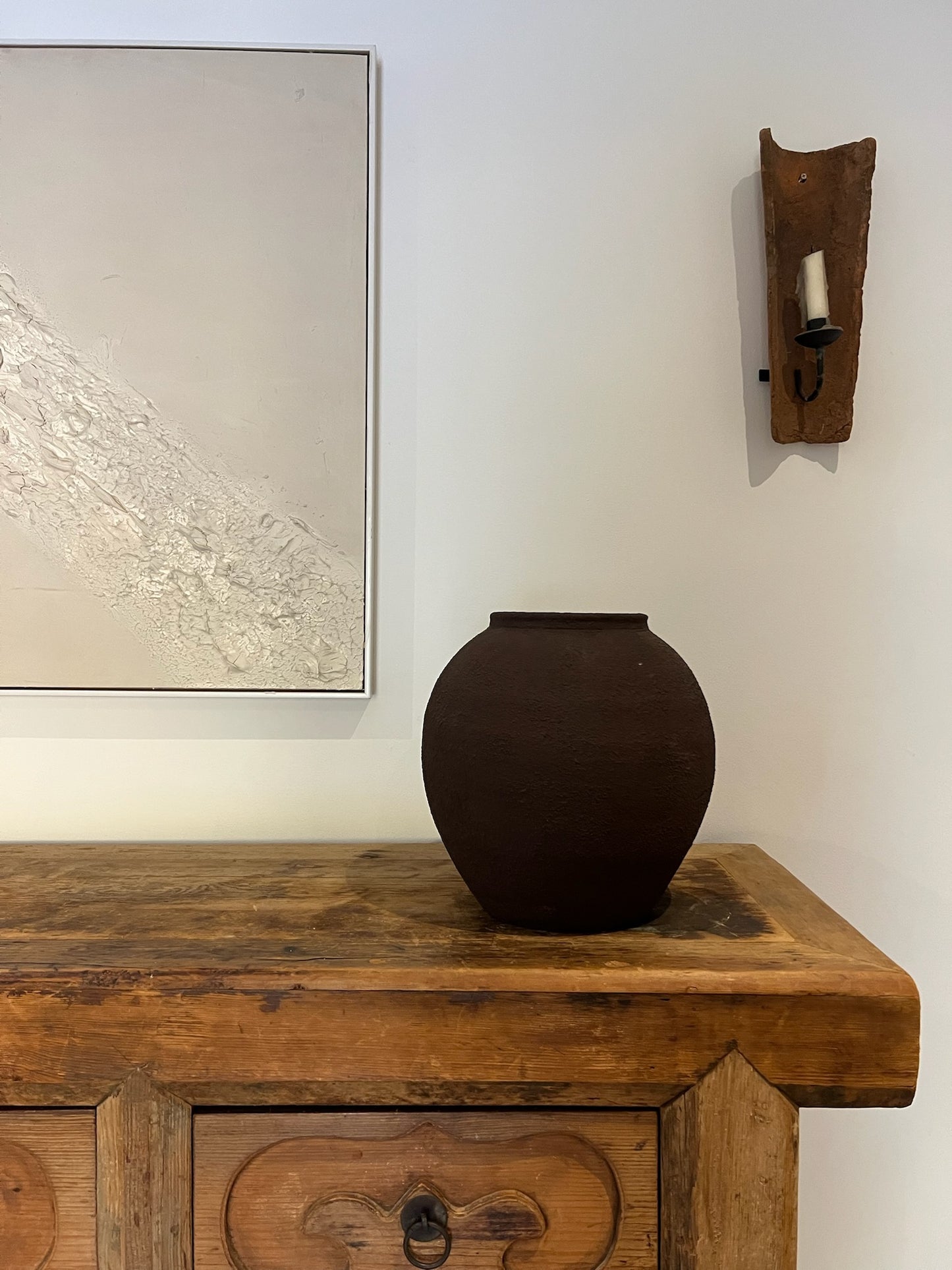 C L A Y W E L L Pot (Antique Espresso Brown)