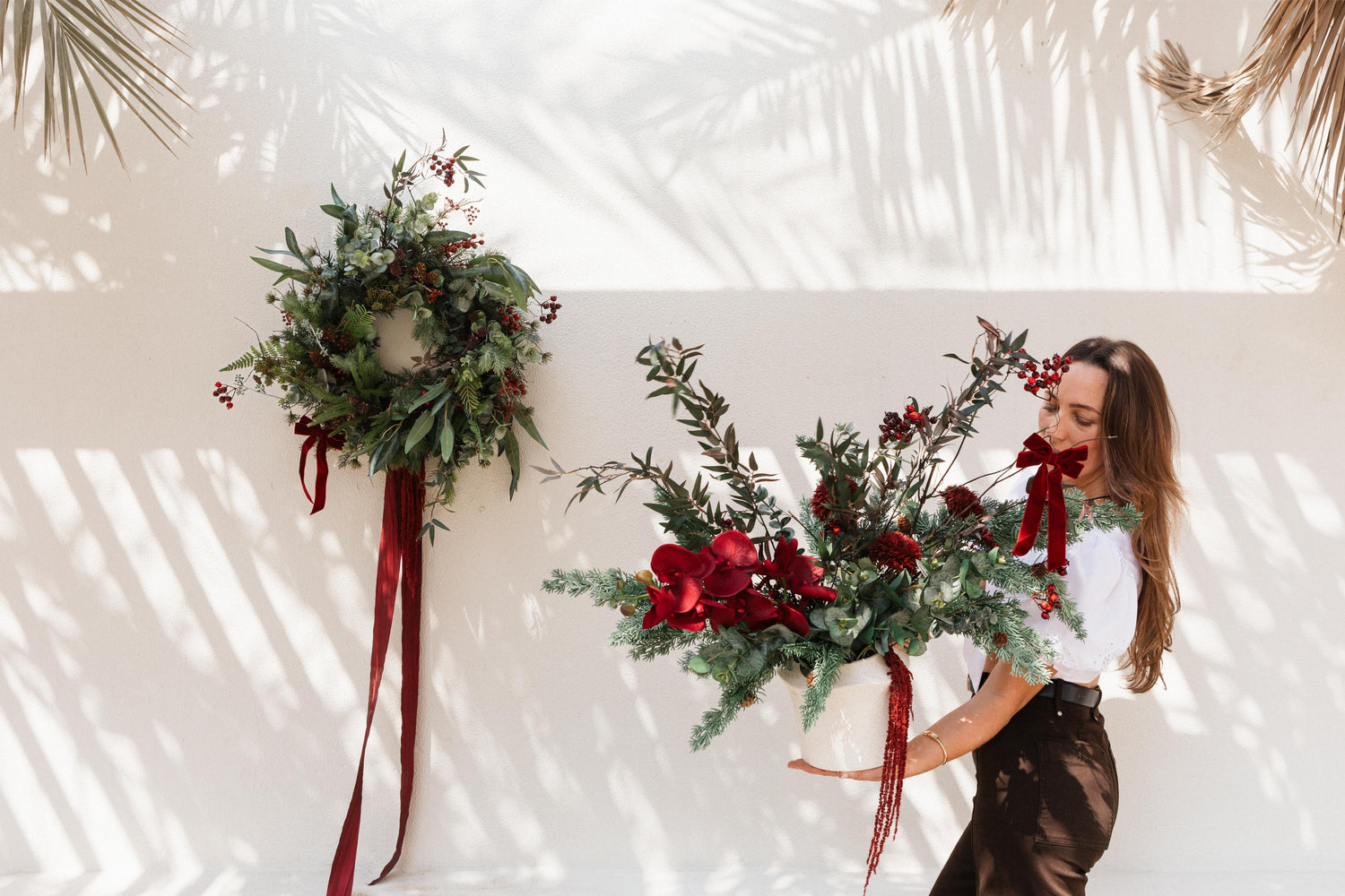 N O E L L A  (reds) - Faux Christmas Collection