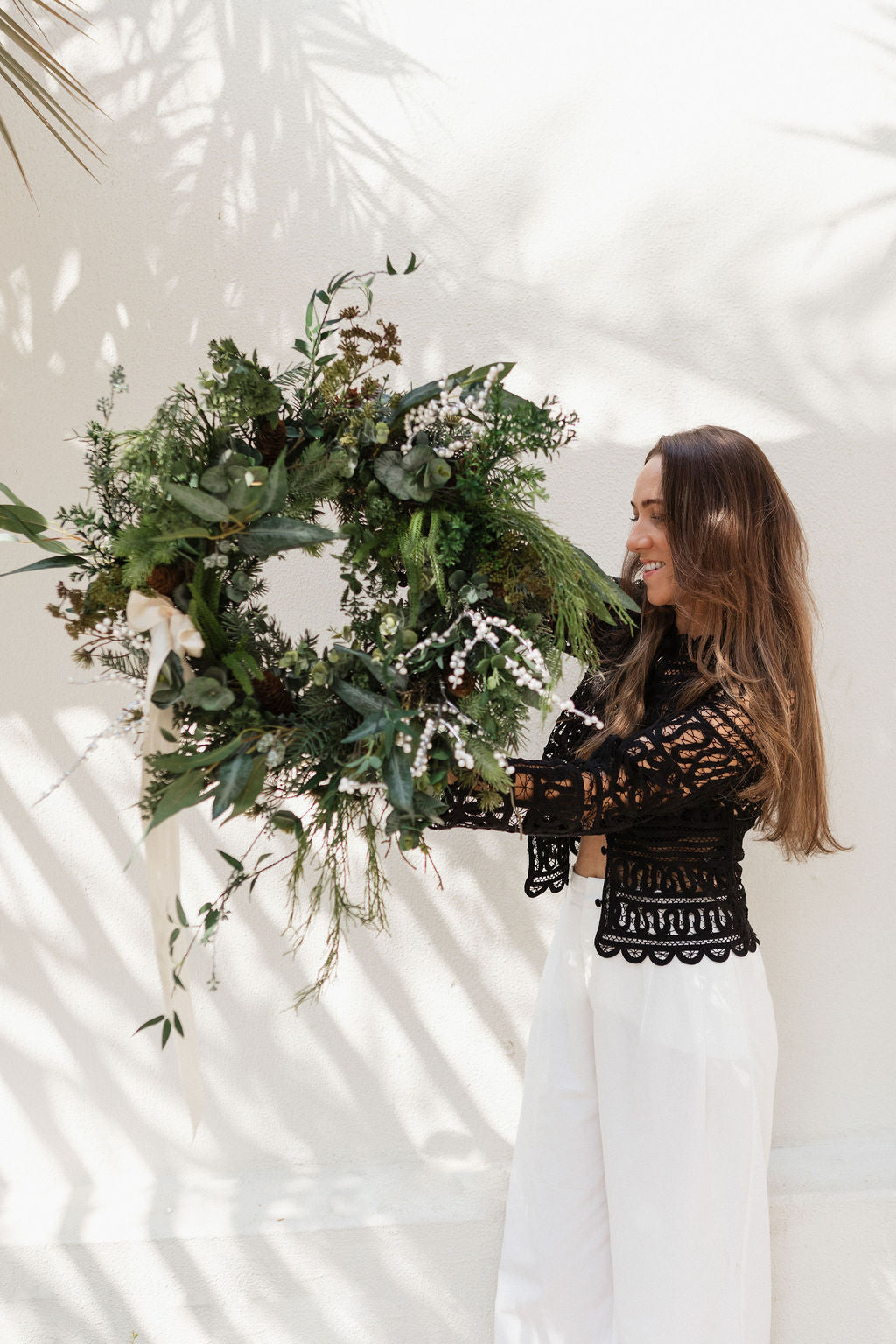 W R E A T H S + G A R L A N D S - Faux Christmas Collection