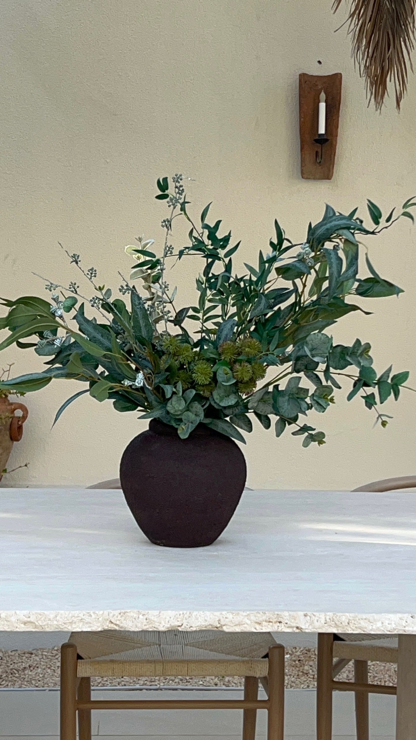 C L A Y W E L L Mini Pot (Antique Espresso Brown)
