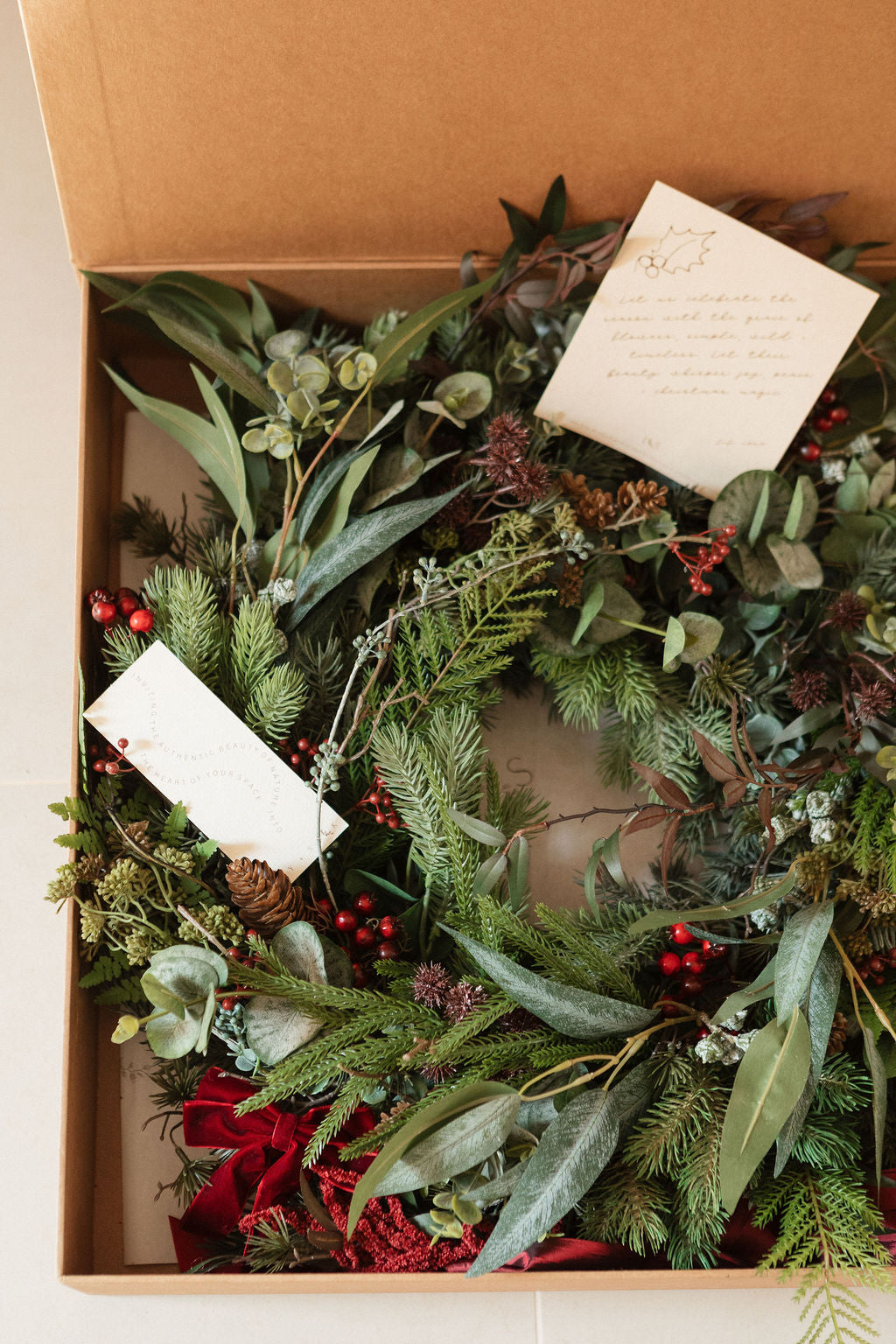 N O E L L A  Faux Wreath  - Christmas Collection