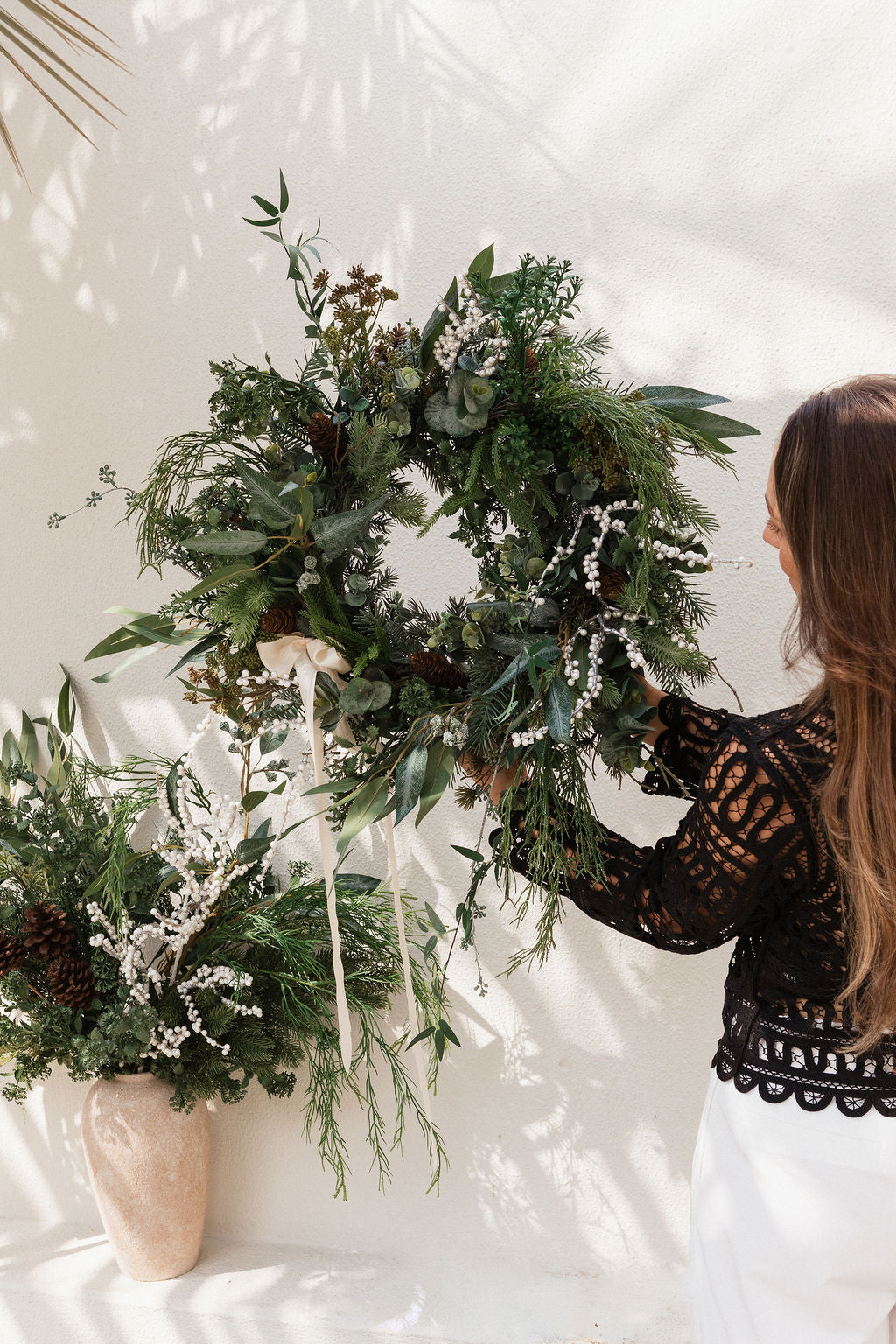 L U N A R A Faux Wreath - Christmas Collection